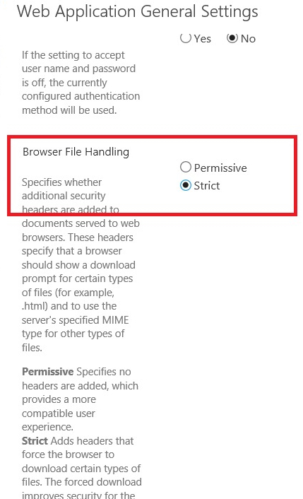 Browser file handling